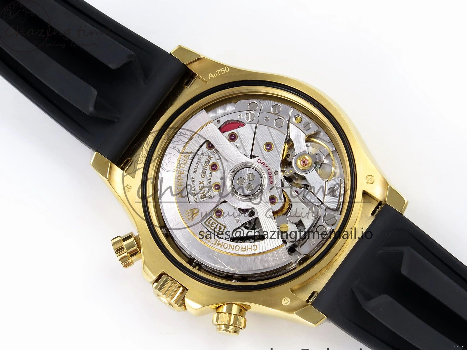 MiroTime 0517 Daytona 126518 QF 1:1 Best Edition YG Black Dial on Oysterflex Strap SH4131 V6（Gain Weight） EasyMatch 1199